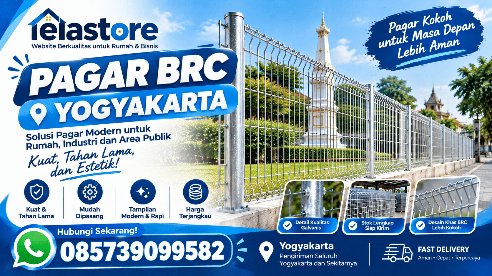 produsen pagar brc