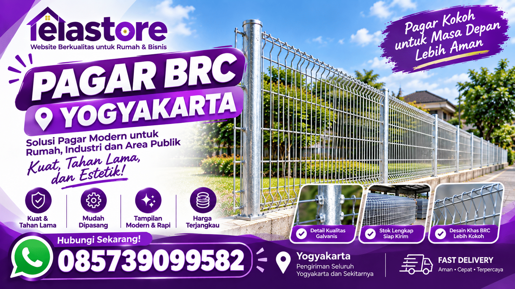 produsen pagar brc